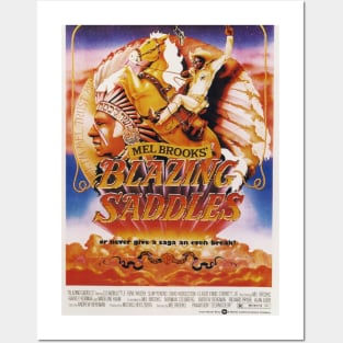 He Rode a Blazing Saddle! Posters and Art